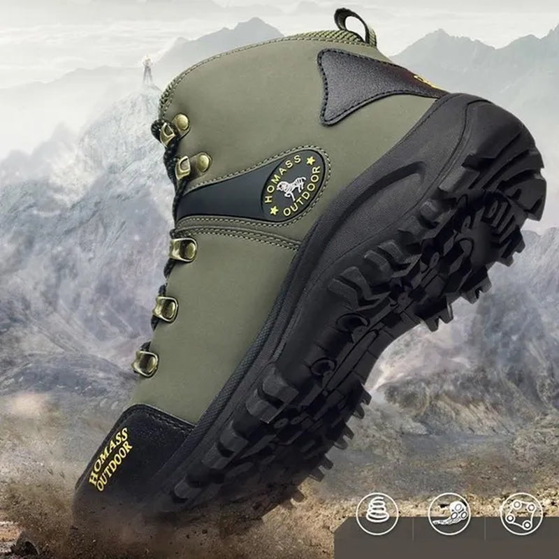 2021 New Four Seasons Hiking Shoes for Man Adults Outdoor Athletics Male Sneakers Breathable Trekking Mountain Sports Climbing Shoes