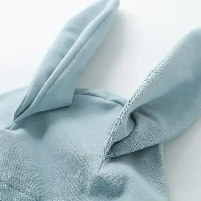 Baby Girls Boys Hoodies Infant Sweatshirts Kids Coat Hooded Pollover Outerwear Rabbit Ears Clothes Spring Autumn Children'S Tops