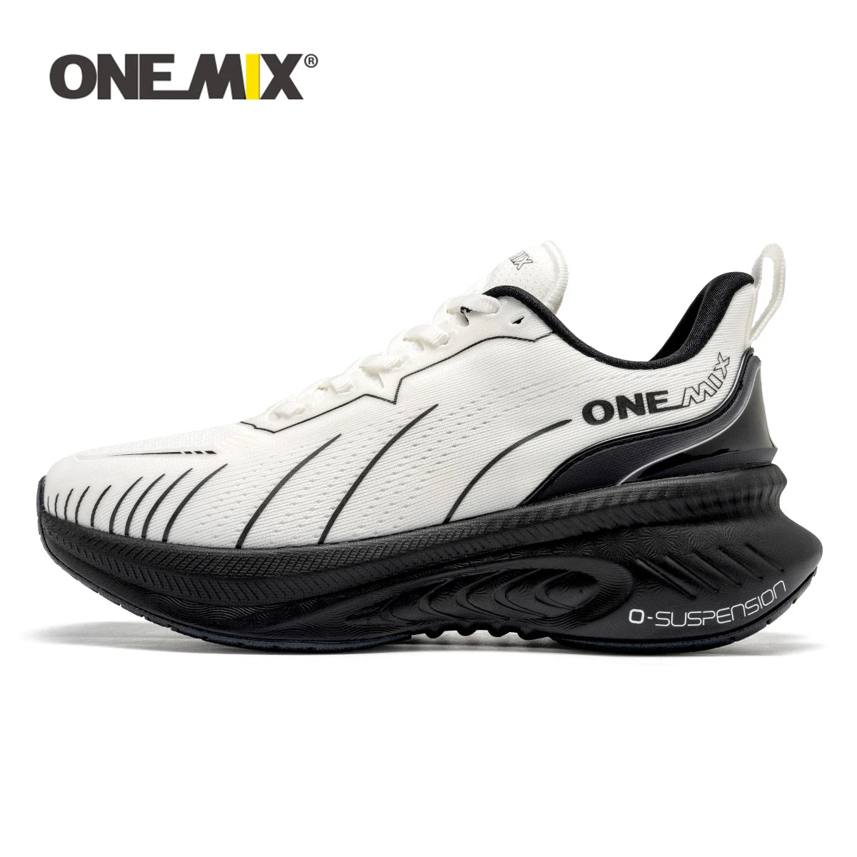 New Cushioning Running Shoes for Men Suitable Heavy Runners Lace up Sports Women Non-Slip Outdoor Athletic Male Sneakers