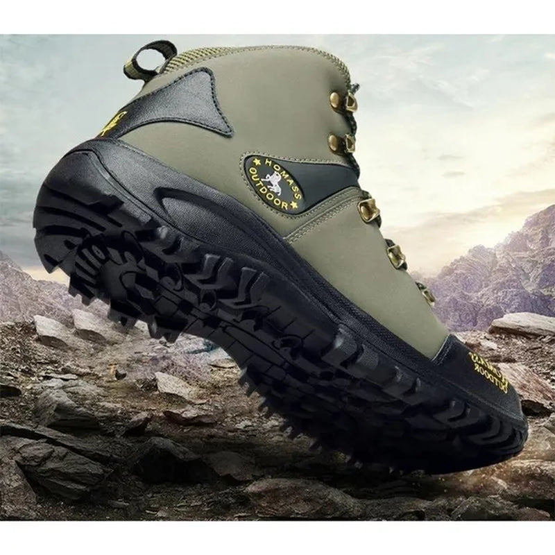 2021 New Four Seasons Hiking Shoes for Man Adults Outdoor Athletics Male Sneakers Breathable Trekking Mountain Sports Climbing Shoes
