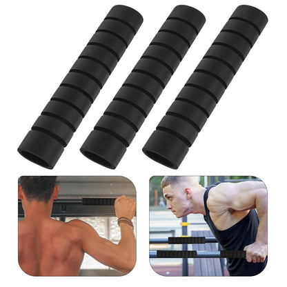 3 Pcs anti Slip Grip Sponge Sleeve Pull up Bar Pad Removable Washable Hand Protector Cushion Horizontal Bar Training Accessory