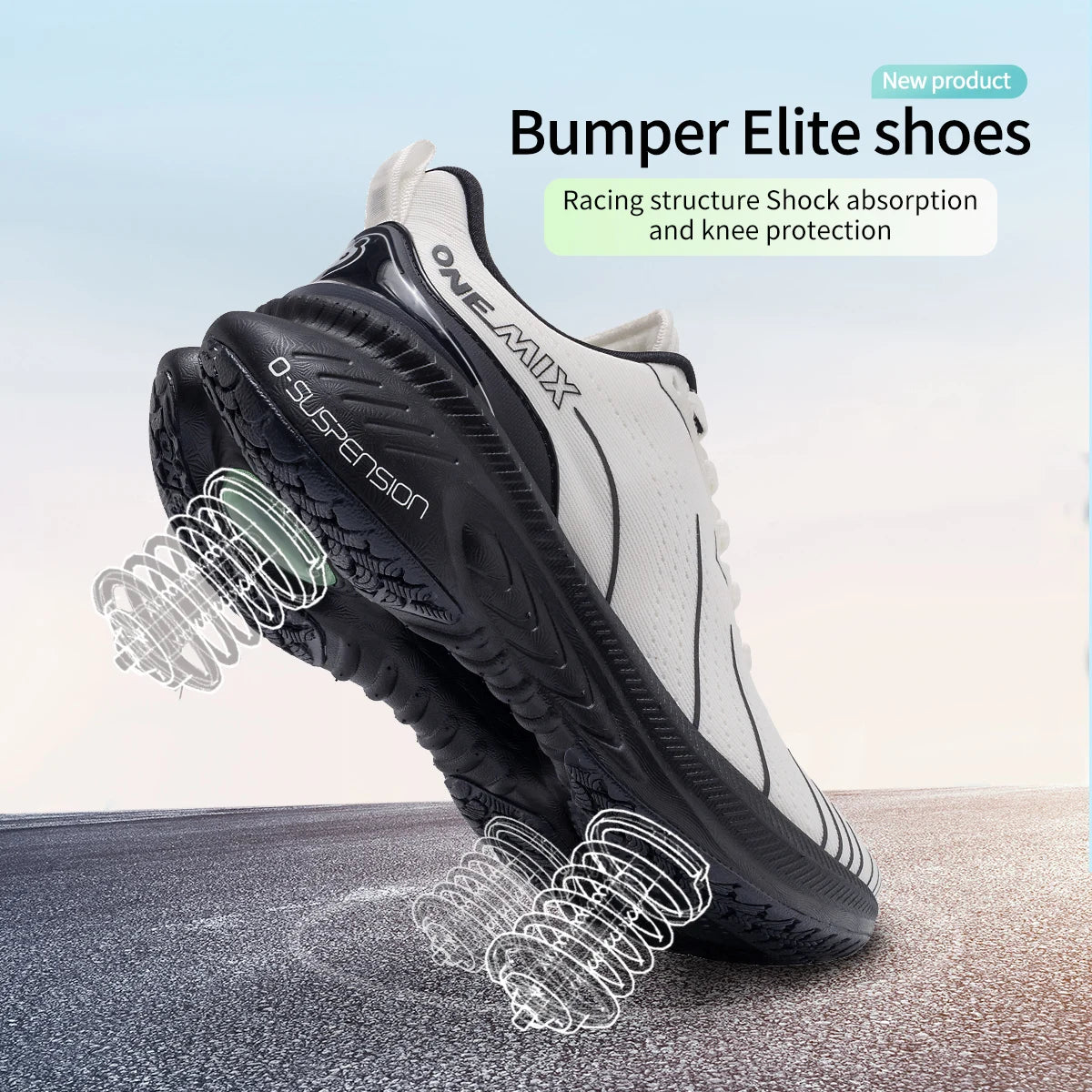 New Cushioning Running Shoes for Men Suitable Heavy Runners Lace up Sports Women Non-Slip Outdoor Athletic Male Sneakers