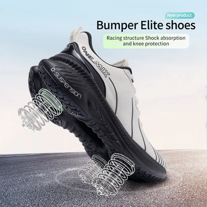 New Cushioning Running Shoes for Men Suitable Heavy Runners Lace up Sports Women Non-Slip Outdoor Athletic Male Sneakers
