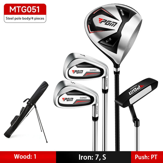 PGM Complete Golf Club Set for Men, Right Hand Combo Set, Beginner'S Training, Golf Rod, 4,9,12 Branch Men'S Golf Set