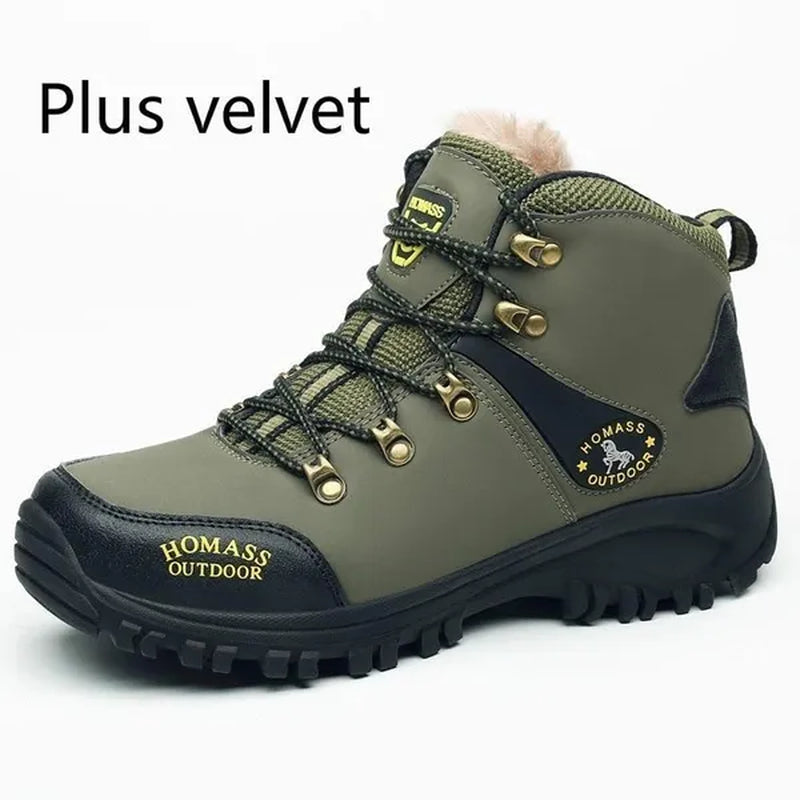 2021 New Four Seasons Hiking Shoes for Man Adults Outdoor Athletics Male Sneakers Breathable Trekking Mountain Sports Climbing Shoes