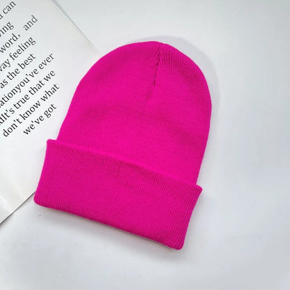 Unisex Winter Hats Solid Warm Soft Knitted Hats Autumn Acrylic Hip Hop Caps Women'S Skullies Beanies for Women Men Dropshipping