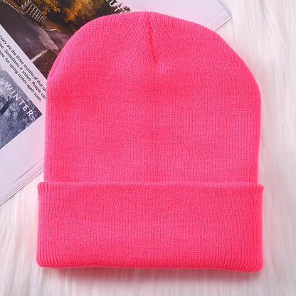 Winter Hats for Men Woman New Beanies Knitted Solid Cute Hat Girls Autumn Female Beanie Caps Warmer Bonnet Ladies Casual Cap