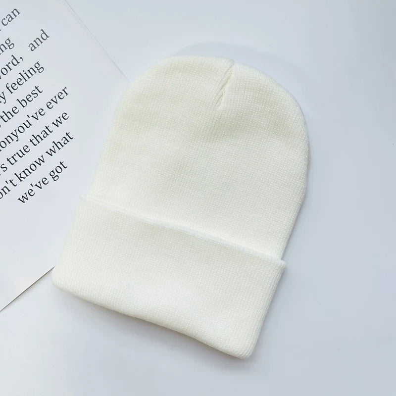 Unisex Winter Hats Solid Warm Soft Knitted Hats Autumn Acrylic Hip Hop Caps Women'S Skullies Beanies for Women Men Dropshipping