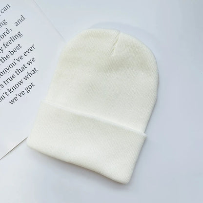 Unisex Winter Hats Solid Warm Soft Knitted Hats Autumn Acrylic Hip Hop Caps Women'S Skullies Beanies for Women Men Dropshipping