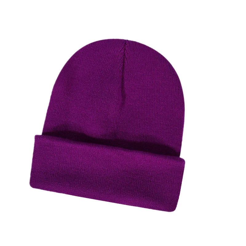 Unisex Winter Hats Solid Warm Soft Knitted Hats Autumn Acrylic Hip Hop Caps Women'S Skullies Beanies for Women Men Dropshipping