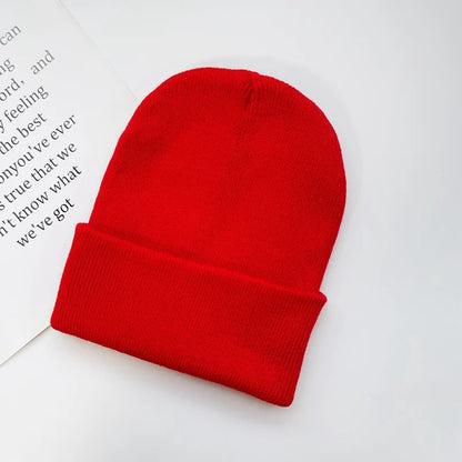 Unisex Winter Hats Solid Warm Soft Knitted Hats Autumn Acrylic Hip Hop Caps Women'S Skullies Beanies for Women Men Dropshipping