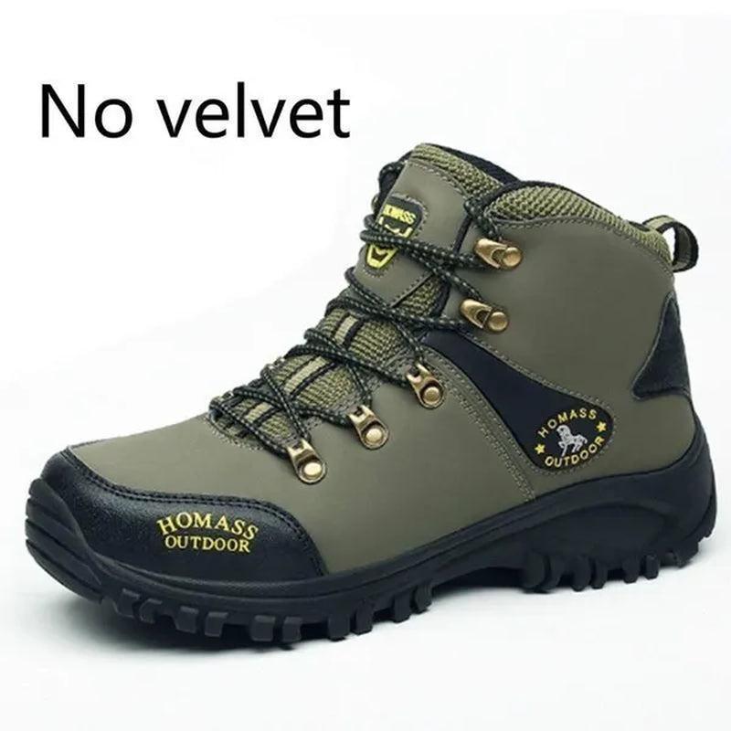 2021 New Four Seasons Hiking Shoes for Man Adults Outdoor Athletics Male Sneakers Breathable Trekking Mountain Sports Climbing Shoes