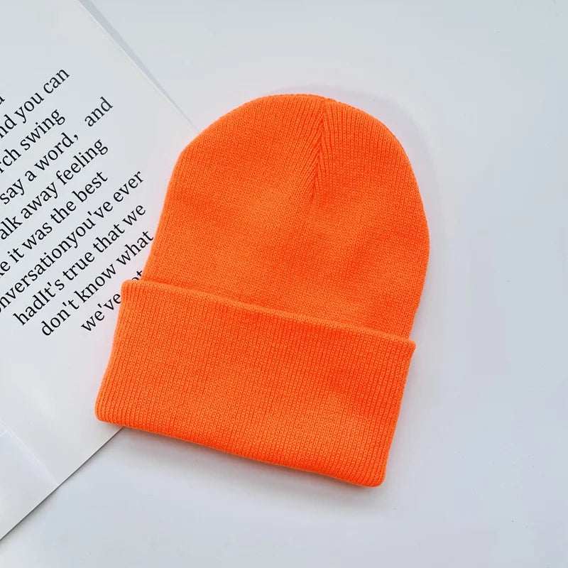 Unisex Winter Hats Solid Warm Soft Knitted Hats Autumn Acrylic Hip Hop Caps Women'S Skullies Beanies for Women Men Dropshipping