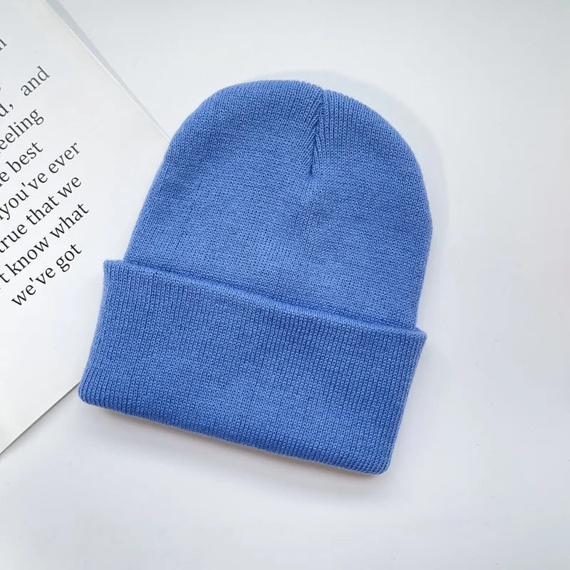 Unisex Winter Hats Solid Warm Soft Knitted Hats Autumn Acrylic Hip Hop Caps Women'S Skullies Beanies for Women Men Dropshipping