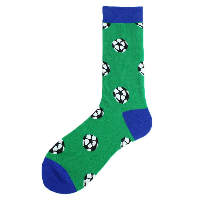 New Mens Sock Brand Diamond Ramen Astronaut Pattern Hip Hop Cool Socks for Men Winter Thick Long Skate Funny Socks Colorful