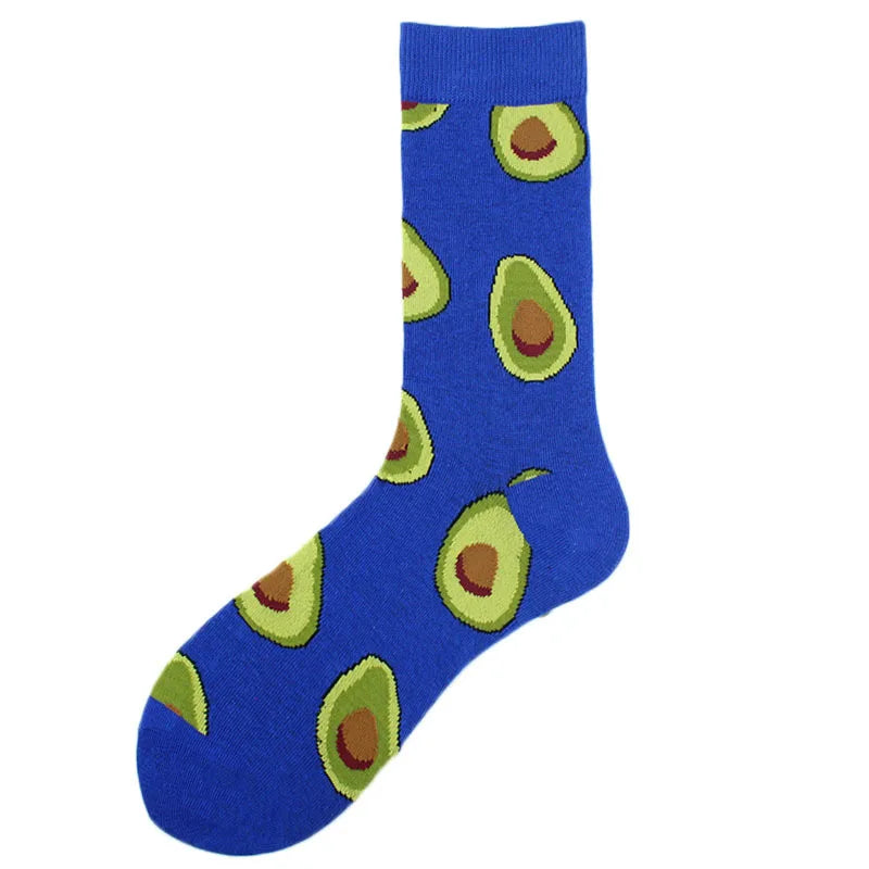 New Mens Sock Brand Diamond Ramen Astronaut Pattern Hip Hop Cool Socks for Men Winter Thick Long Skate Funny Socks Colorful