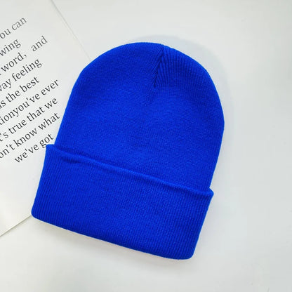 Unisex Winter Hats Solid Warm Soft Knitted Hats Autumn Acrylic Hip Hop Caps Women'S Skullies Beanies for Women Men Dropshipping