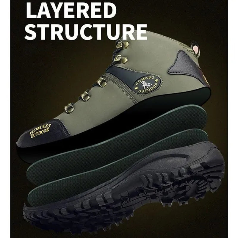 2021 New Four Seasons Hiking Shoes for Man Adults Outdoor Athletics Male Sneakers Breathable Trekking Mountain Sports Climbing Shoes