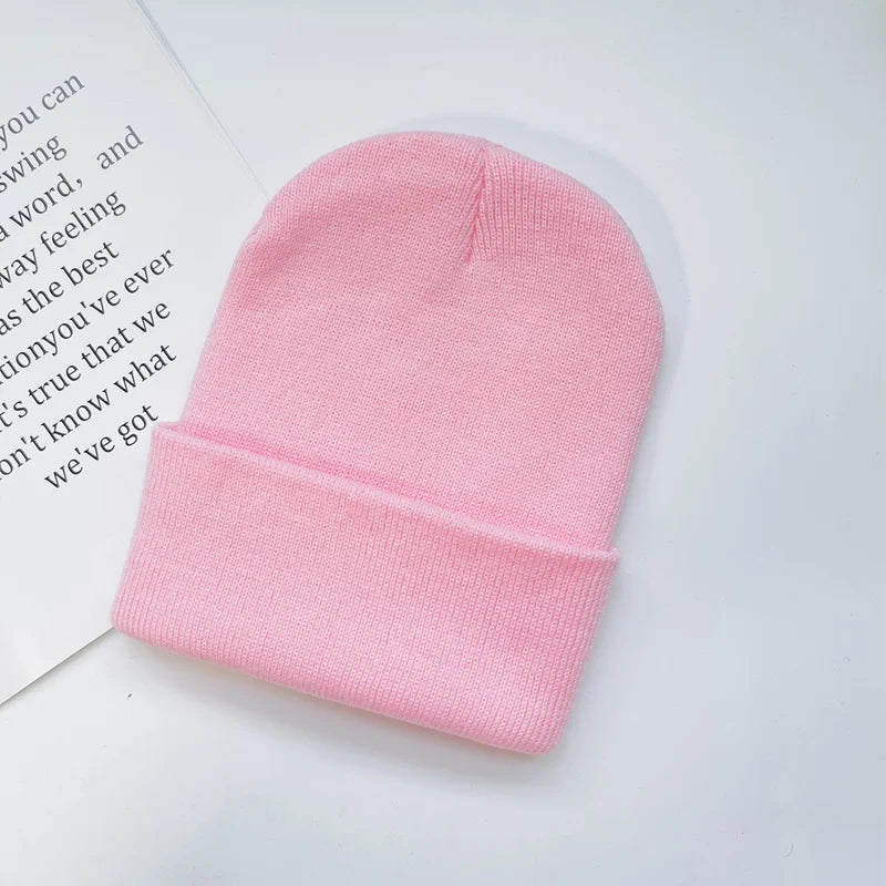 Unisex Winter Hats Solid Warm Soft Knitted Hats Autumn Acrylic Hip Hop Caps Women'S Skullies Beanies for Women Men Dropshipping