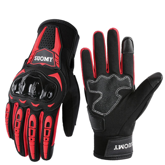Winter Motorcycle Gloves Men Women Touchscreen Motocross Gloves Waterproof PVC Hard Shell Protection Motorbike Gloves Keep Warm