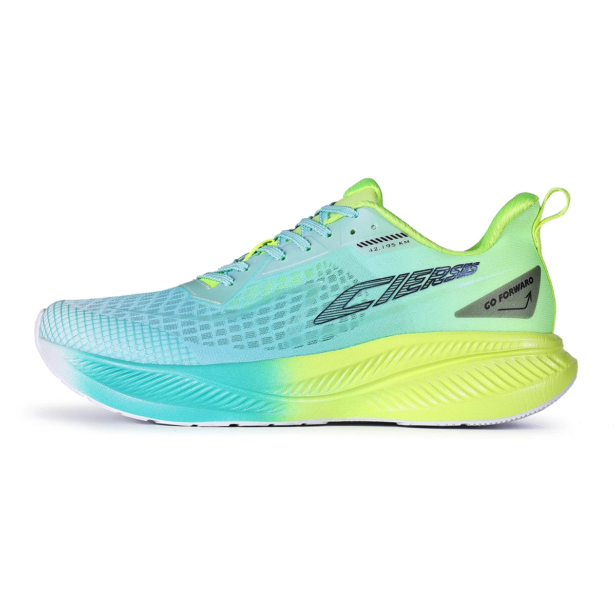CIERSE New Cushioning Running Shoes for Men Suitable Heavy Runners Lace up Sports Women Non-Slip Outdoor Athletic Male Sneakers