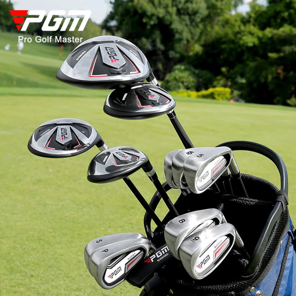 PGM Complete Golf Club Set for Men, Right Hand Combo Set, Beginner'S Training, Golf Rod, 4,9,12 Branch Men'S Golf Set