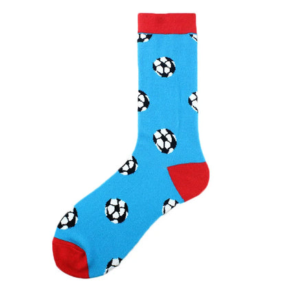 New Mens Sock Brand Diamond Ramen Astronaut Pattern Hip Hop Cool Socks for Men Winter Thick Long Skate Funny Socks Colorful
